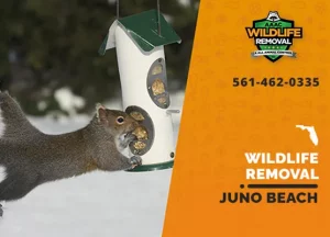 Juno Beach Wildlife Removal professional removing pest animal